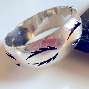 Vintage F Balladares B Taxco Mexico Sterling 925 Bracelet stamped signed 0027